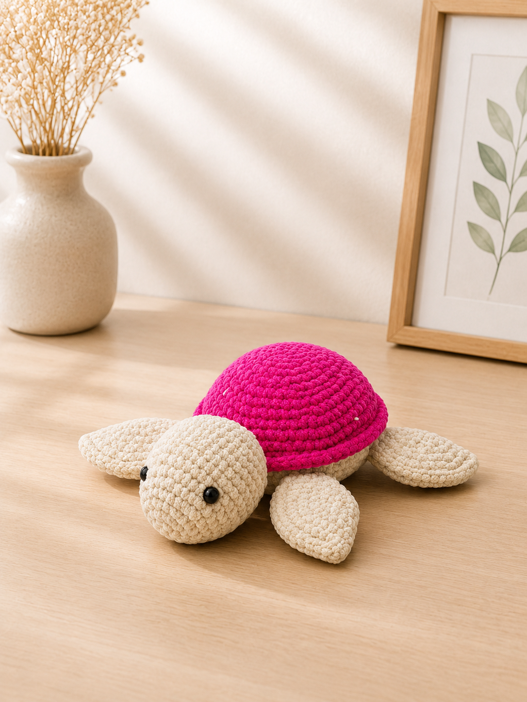 Handmade Crochet Turtle Plushie