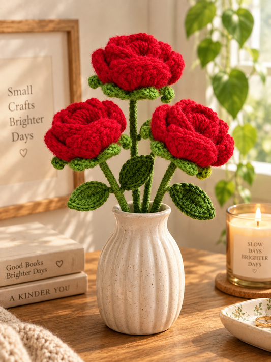 Crimson Rose Mini Stem