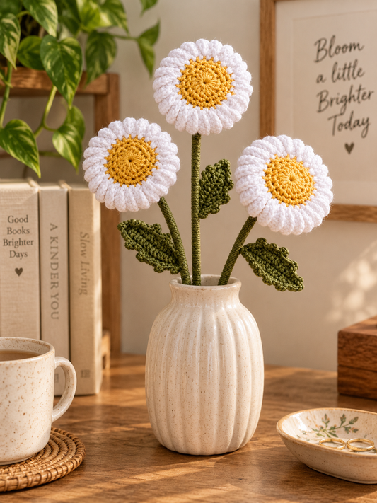 Ivory Daisy Mini Stem