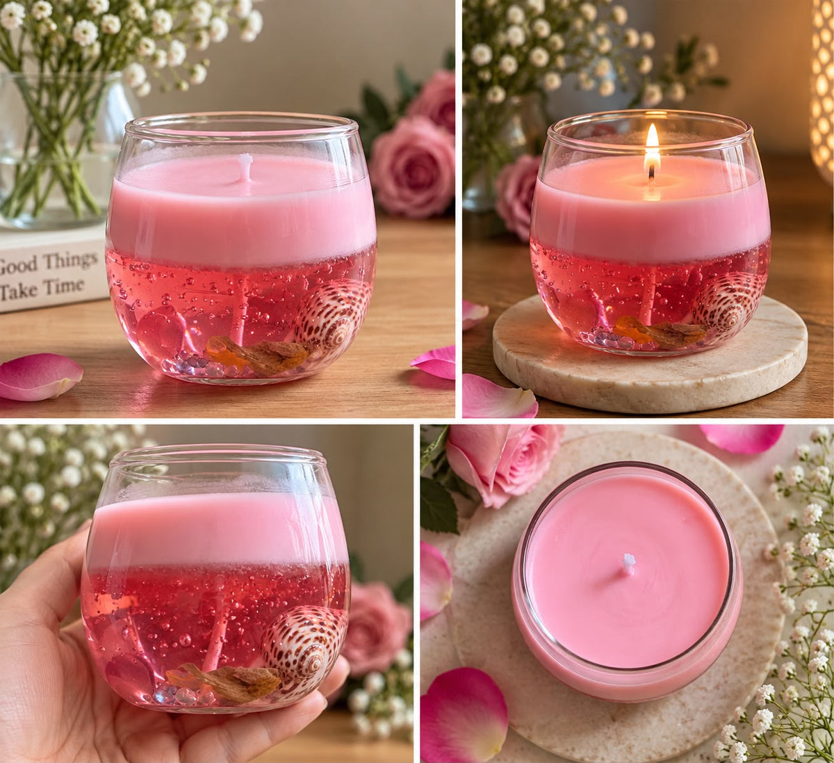 Rose Ocean Candle