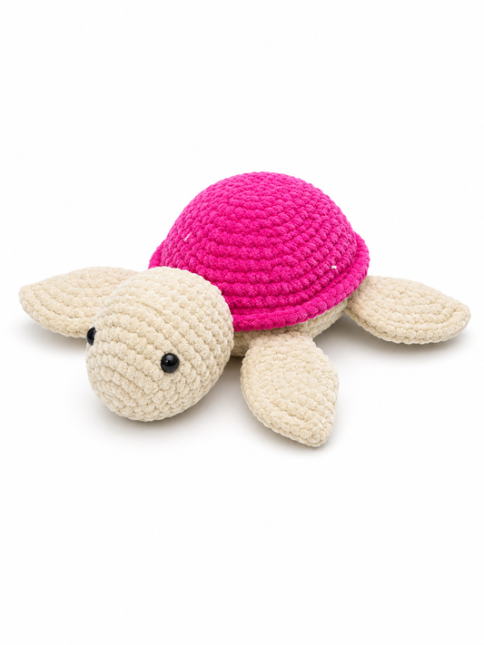 Handmade Crochet Turtle Plushie