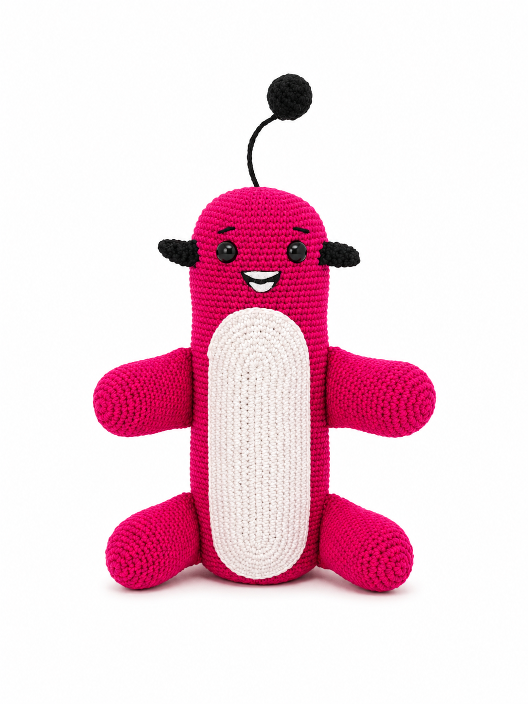 Handmade Crochet Pinky - The Happy Bug