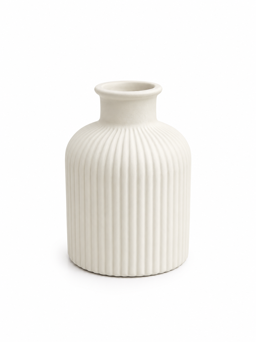 Ribbed Muse Vase
