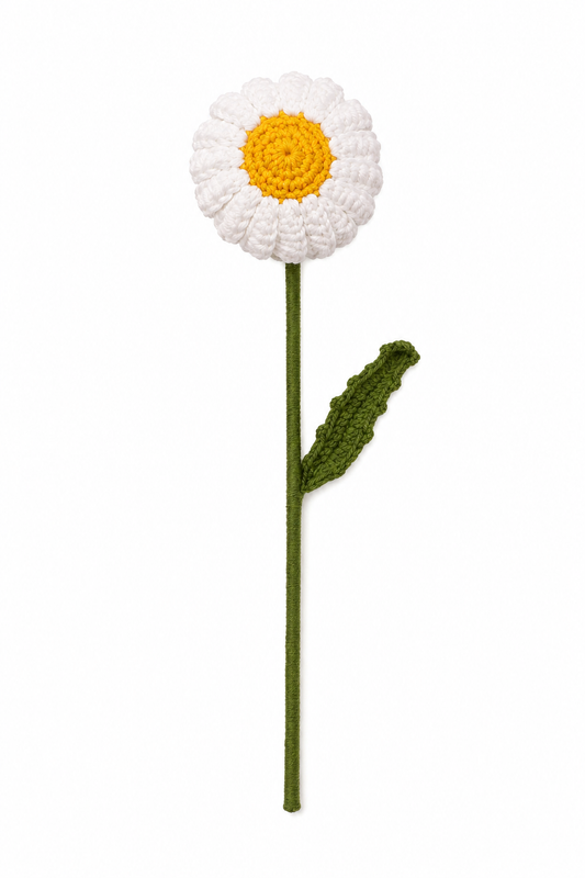 Handmade Crochet Daisy Flower