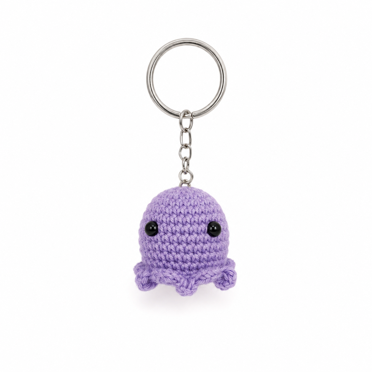 Handmade Crochet Octopus Keychain