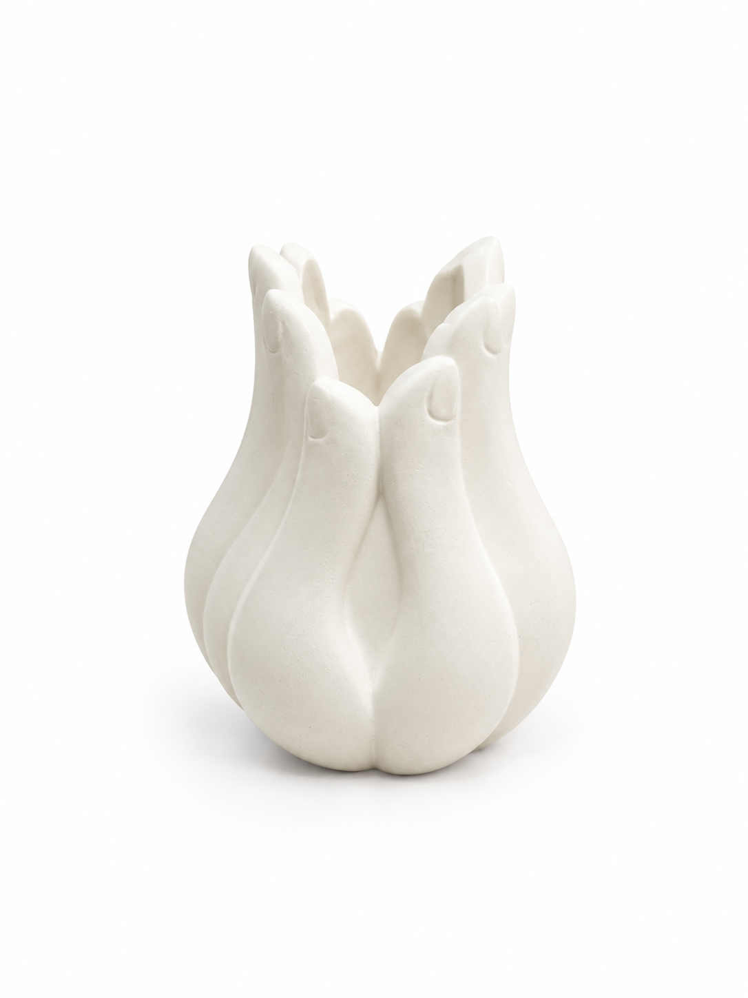 Hand Tulip Bloom Vase