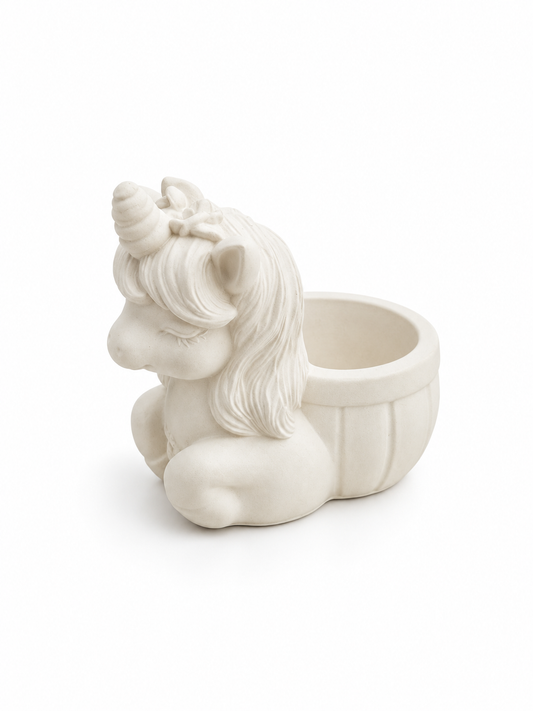 Moonlit Unicorn Planter