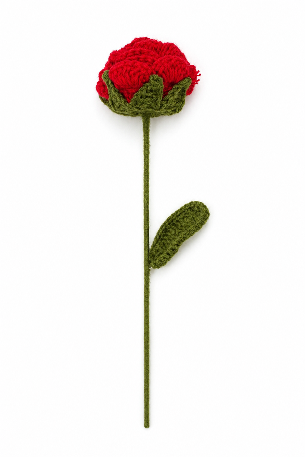 Handmade Crochet Carnation Flower