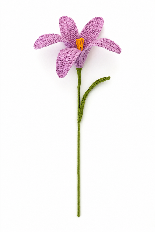 Handmade Crochet Lily Flower