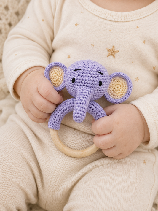 Handmade Crochet Ellie Teether