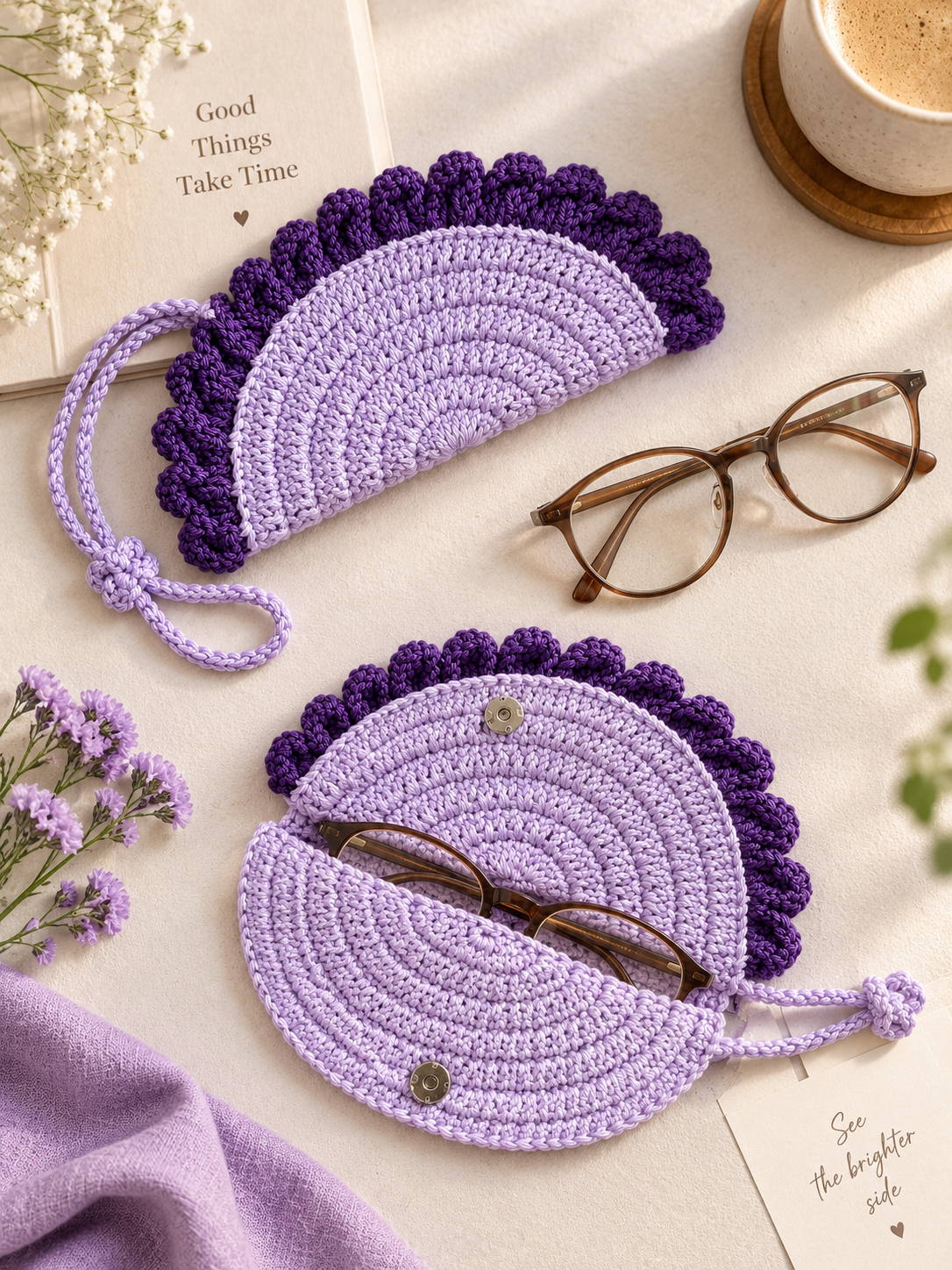 Lavender Bloom Spectacle Case