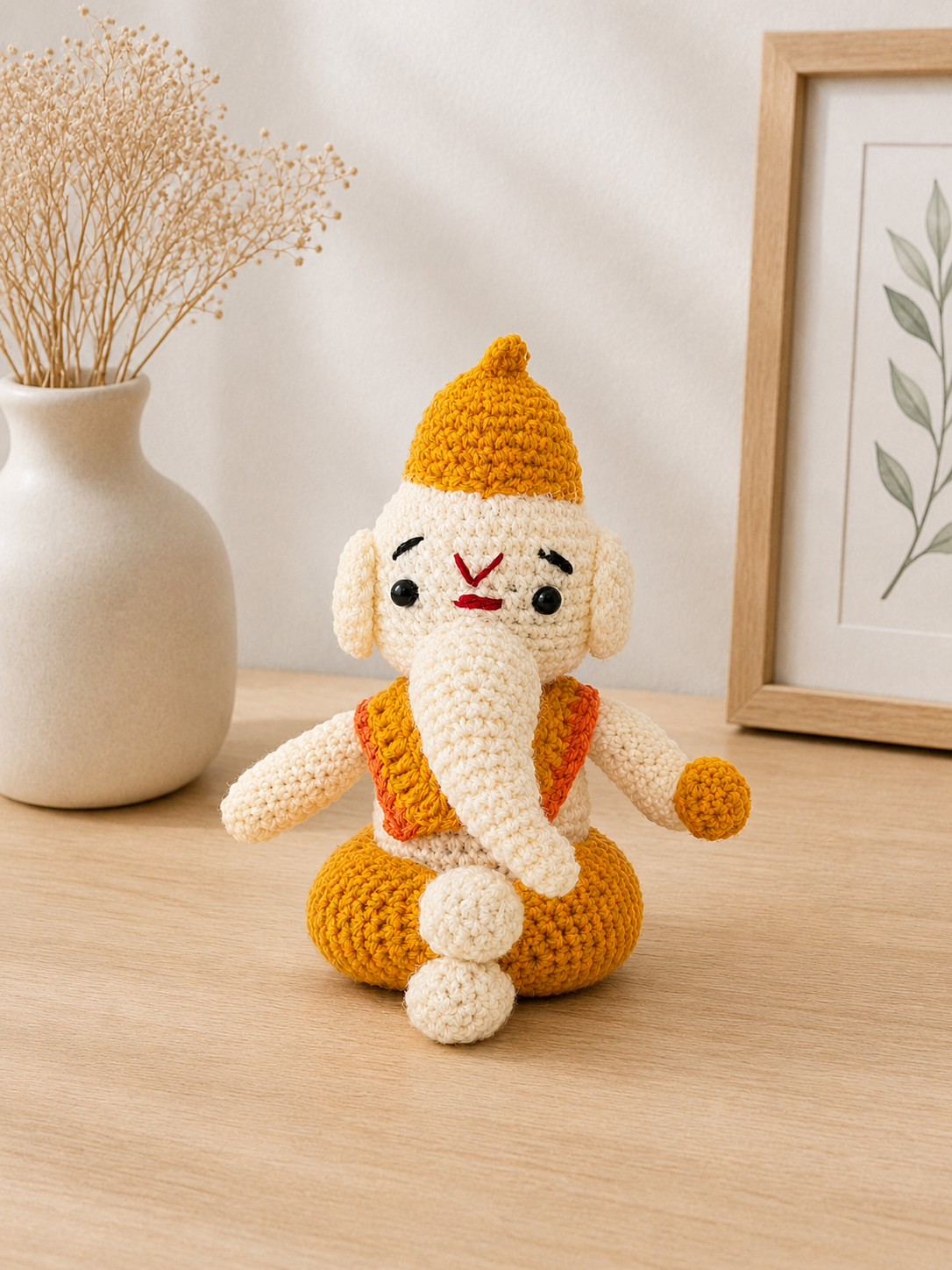 Handmade Crochet Shubh Ganesha - The Little Blessing