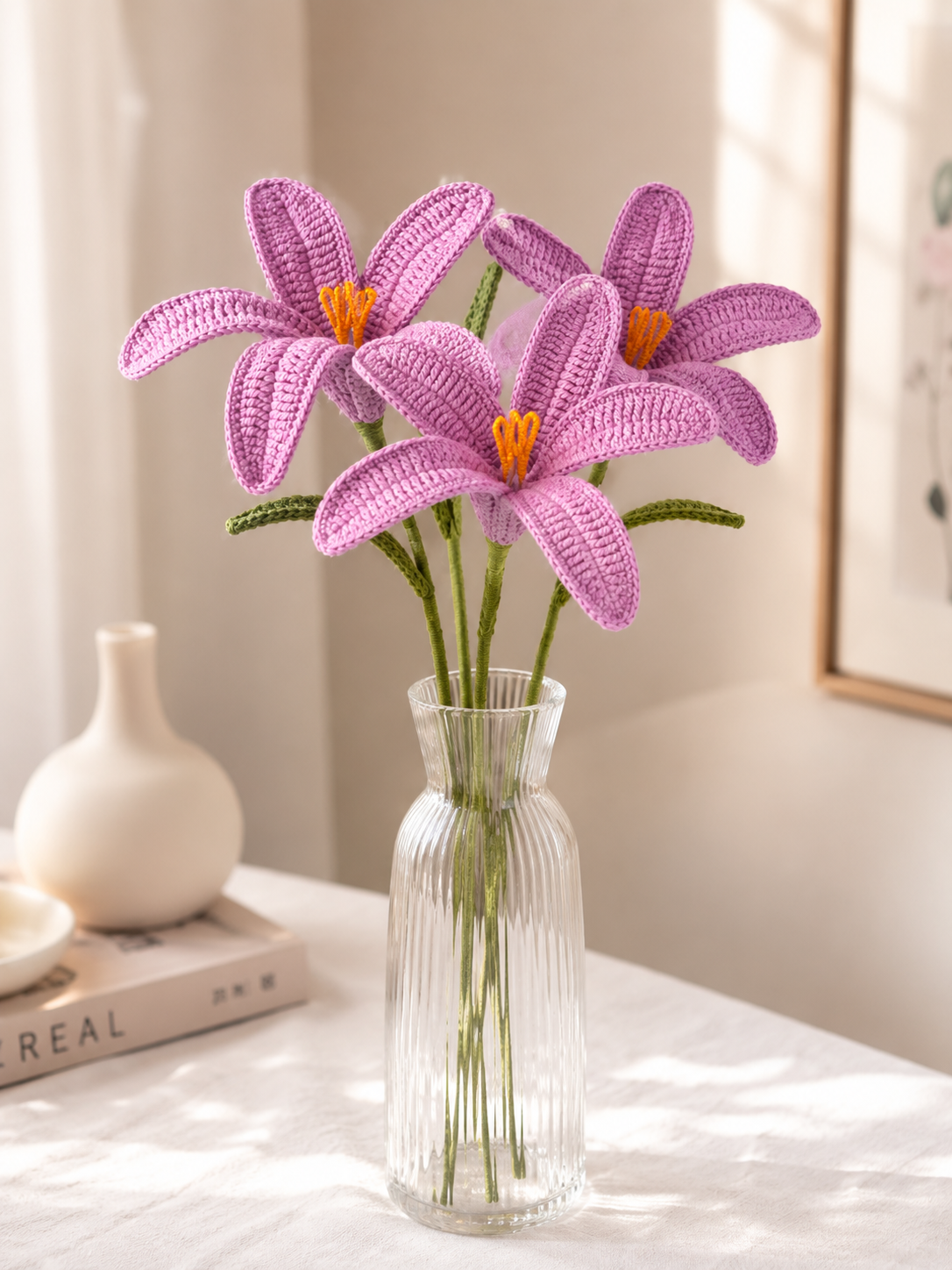 Handmade Crochet Lily Flower