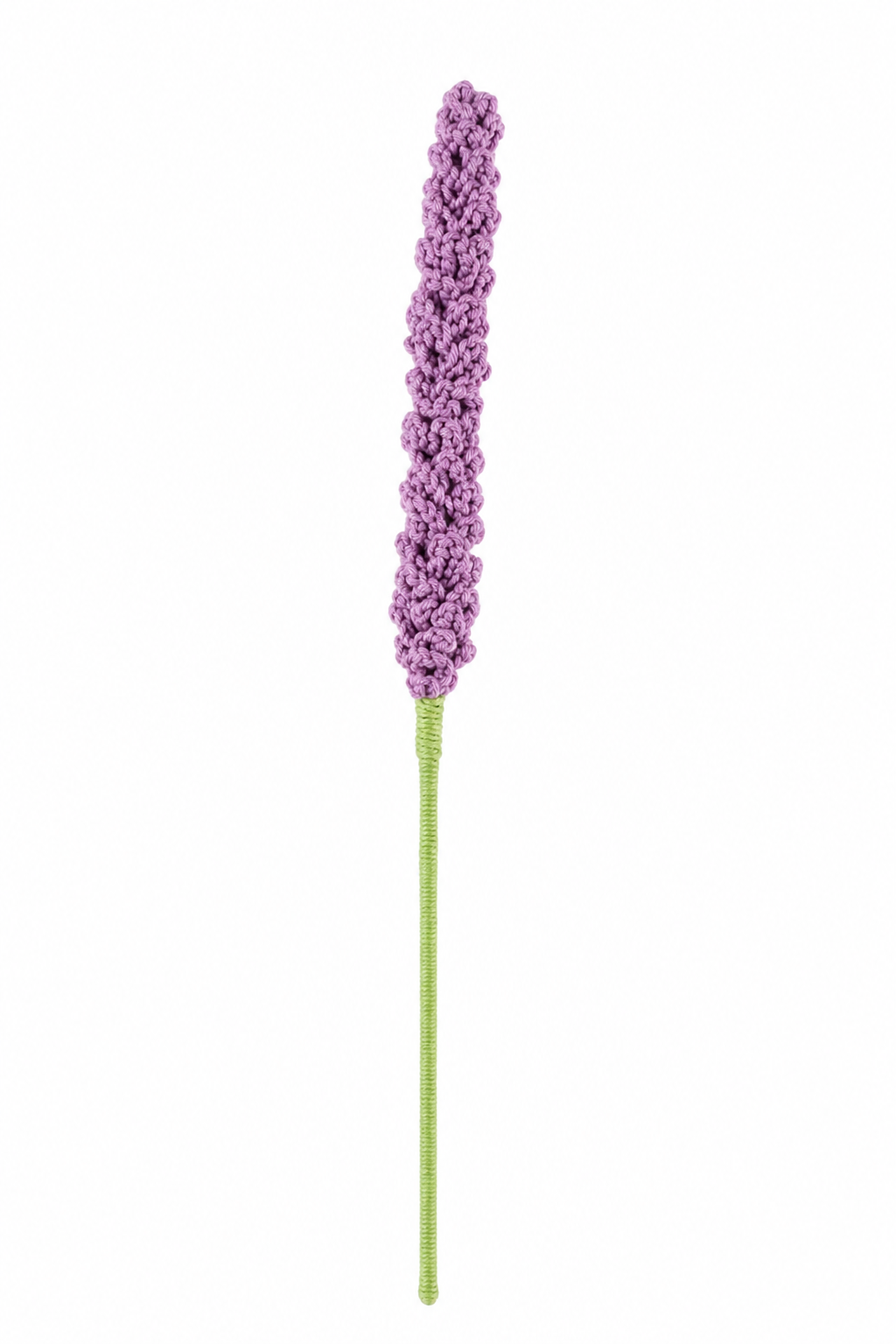 Handmade Crochet Lavender Stem
