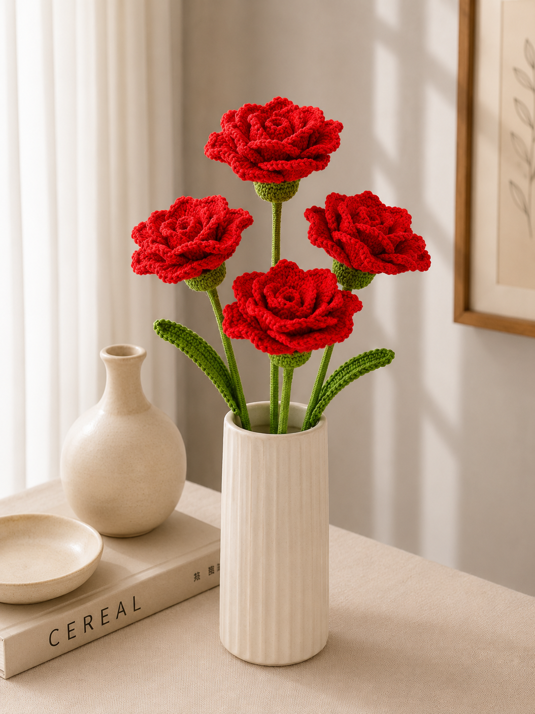 Artisan Handmade Crochet Carnation