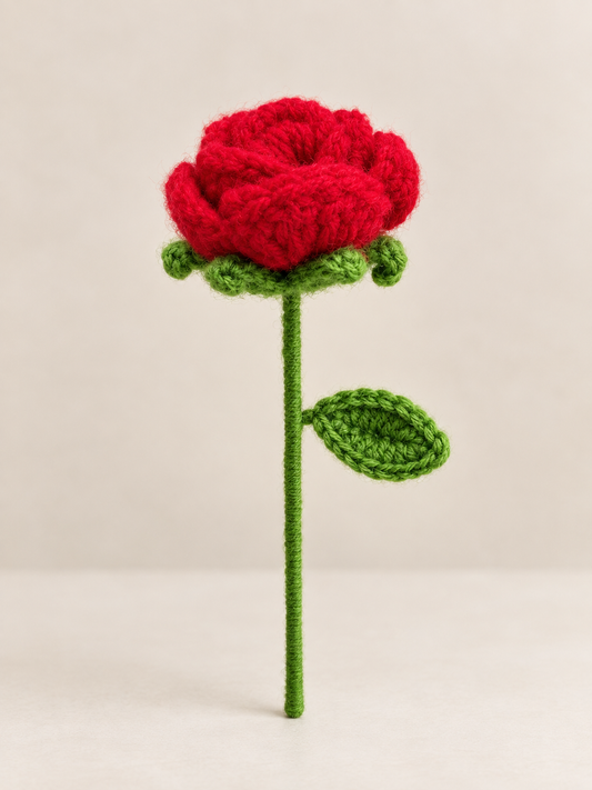 Crimson Rose Mini Stem