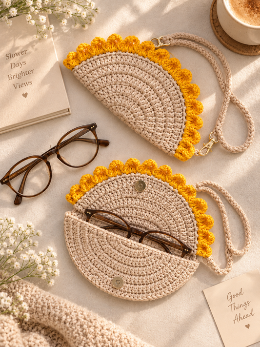 Sunshine Daisy Spectacle Case