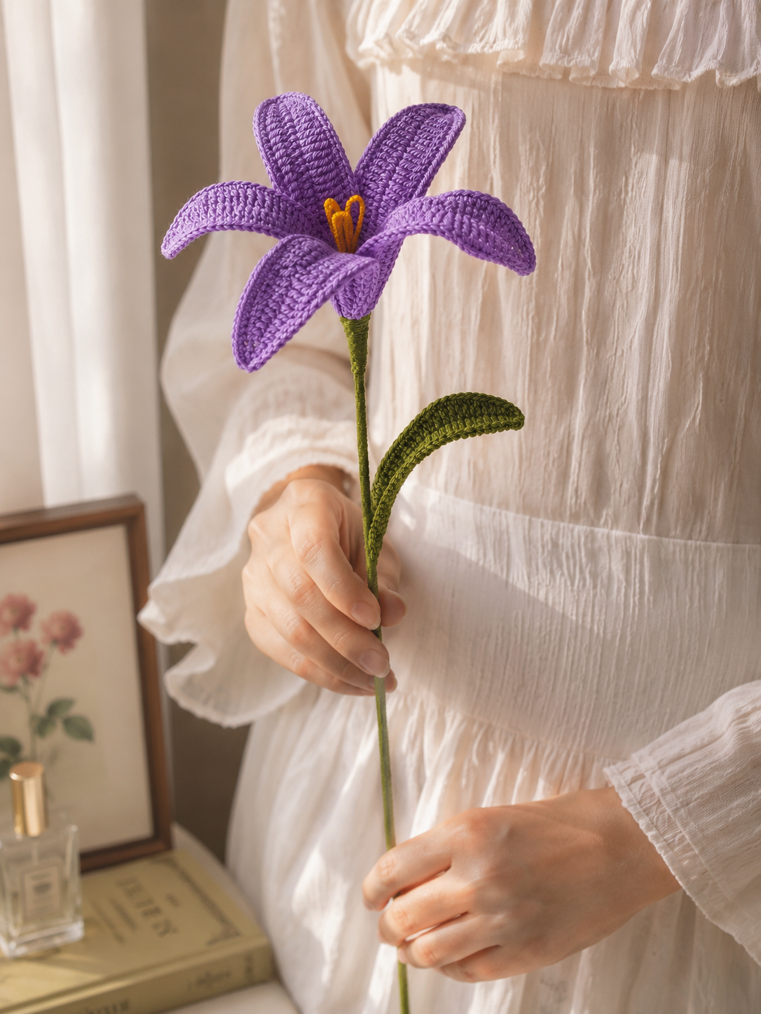 Handmade Crochet Lily Flower