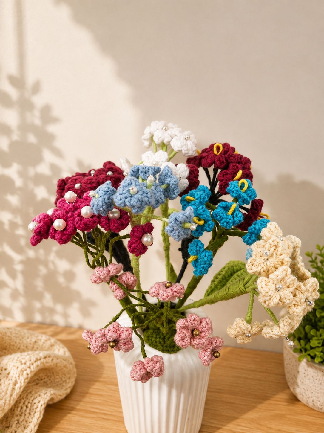 Handmade Crochet Baby Breath Flowers