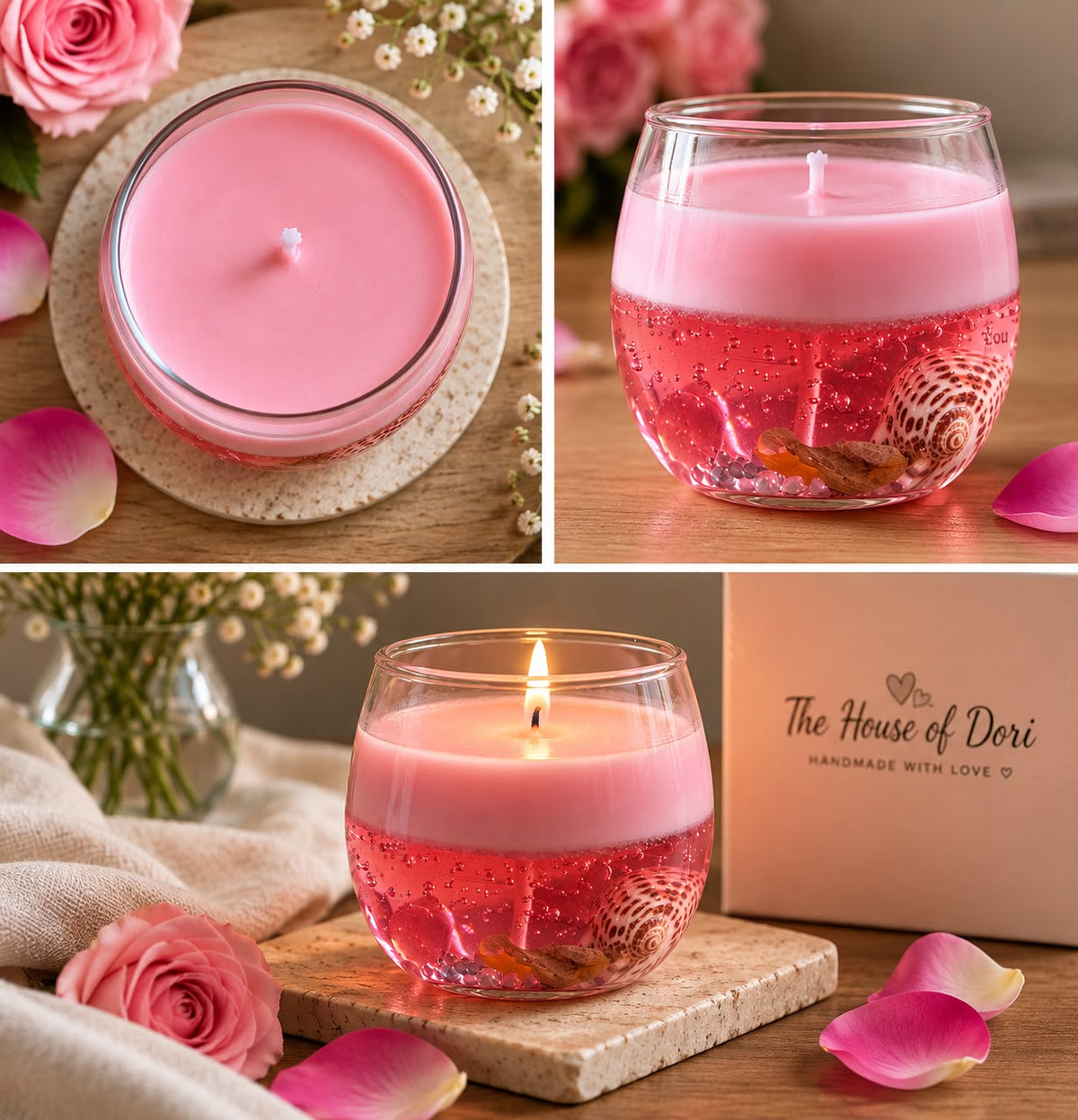 Rose Ocean Candle